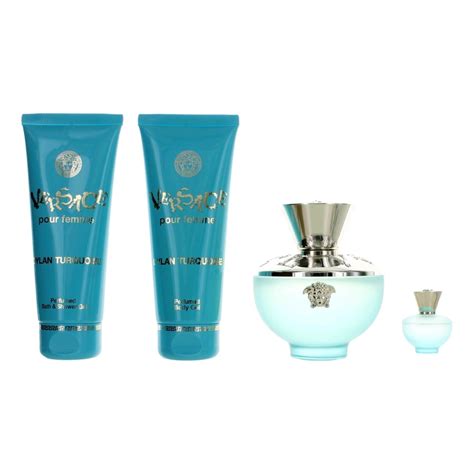 versace damen set|versace 4 piece gift set.